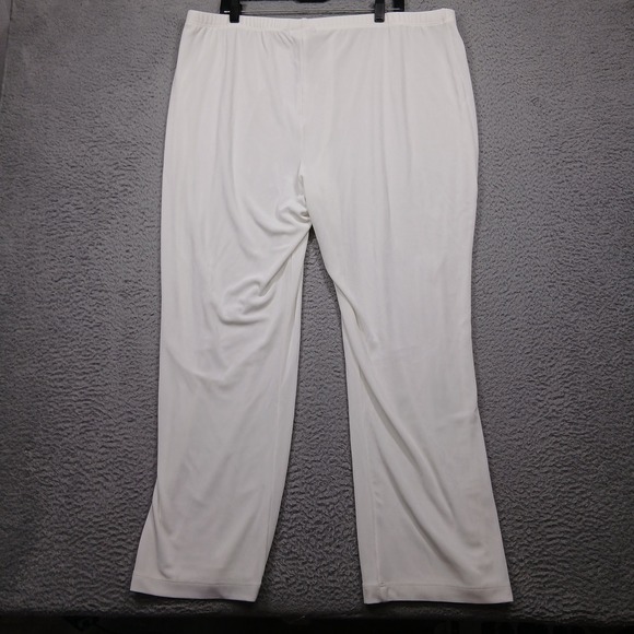 Chico's Travelers No Tummy Pants Women's 4R XXL White Pull-On NWT - Picture 3 of 8